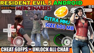 GAME RESIDENT EVIL 5 MERCENARIES ANDROID CHEAT 60 FPS CITRA MMJ