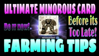 Ragnarok Mobile ▪ Ultimate Minorous Card Farming Tips ▪ Do it Now Before its too late!