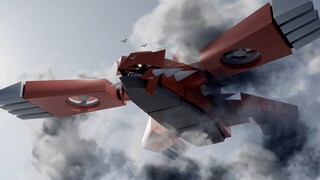 【Blender Practice】Grawdo Soars into the Sky