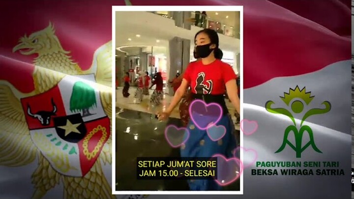 Latihan Menari Nawung Sekar bersama Beksa Wiraga Satria