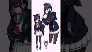 anime edit- kazusa [ blue archive] jedag jedug anime🥀#fyp