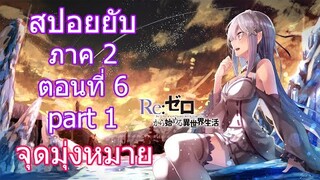 Re:zero ซีซั่น2 สปอยยับ ตอนที่ 6 part 1 จุดมุ่งหมาย [ข้อมูลจริงตามโนเวล]