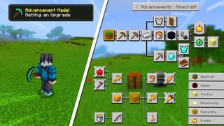 CARA MEMUNCULKAN ACHIEVEMENT MINECRAFT JAVA DI MCPE 1.16!