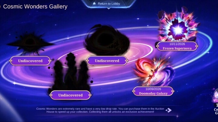Getting the Frozen Supernova for Cosmic Wonder Gallery  | Playing Starfall Breakout | Mobile Legends