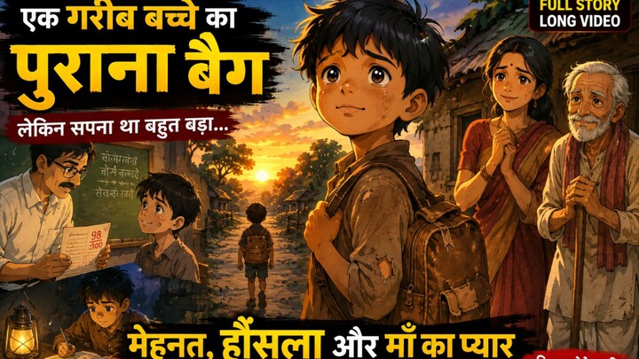 Gareeb Bachche Ka Purana Bag | Dil Chhoo Lene Wali Kahani ❤️