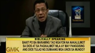 Bakit maraming tao ngayon na nakalilimot sa Dios ,at may unos sa mundo - Biblically Speaking