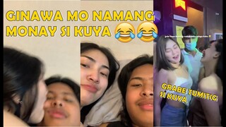 Grabe si ate ginawang monay yung pisngi ni kuya, Pinoy memes funny videos