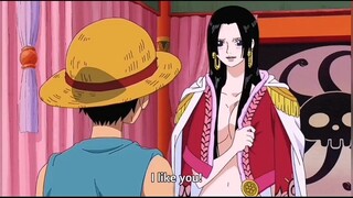 Boa said she likes luffy