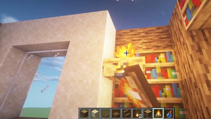 Minecraft】Usaha desain interior sederhana