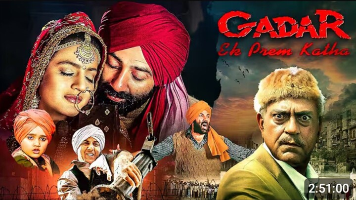 Gadar: Ek Prem Katha (2001) |Full HindiMovie (4K) Sunny Deol | Ameesha Patel |Amrish Puri