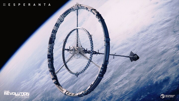 【4K】Space Tourism Yacht – Journey Through the Solar System