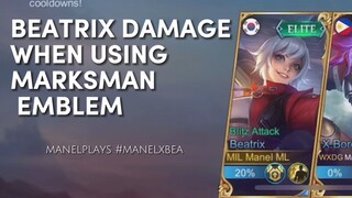 MARKSMAN EMBLEM BEATRIX | MANELPLAYS