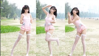 沙滩 泳池 和妹妹一起出发吧~~