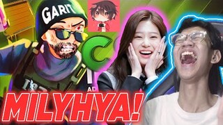 REACTION @MILYHYA CS:GO INDONESIA GARIT RAGE QUIT!!!!NGAKAK PARAH!!!!! #MILYHYA #Ngakak #GaritDewana