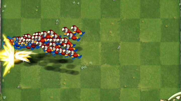 พืชระดับ 10 ต่างๆ ปะทะ นกแก้ว 100 ตัว [Pvz2]