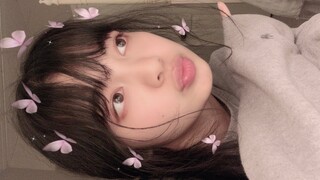 Cutting my Hair & Wispy Bangs at Home!!