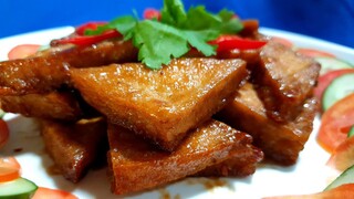 Cách làm TÀU HỦ KHÌA NƯỚC MÍA món chay ngon dễ làm - Thanh cooking