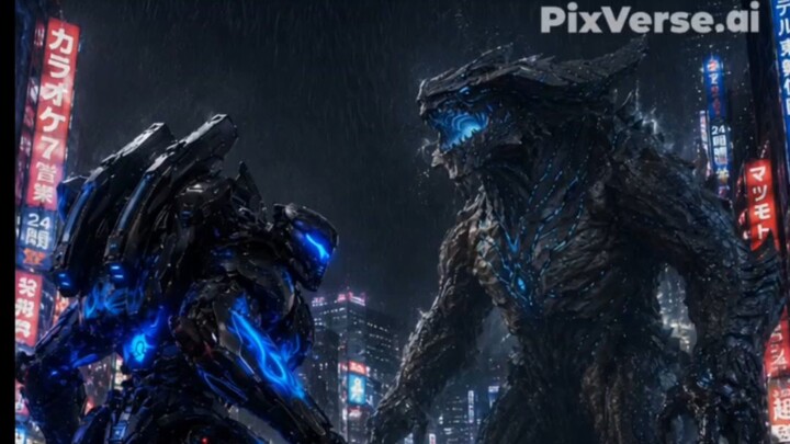 jeager chain blue vs kaiju omega level 3