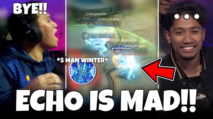 ECHO IS ANGRY AGAIN!! THEY DID THE COLDEST TAUNT TO THE NOISIEST HOMEBOIS… 🥶🤯