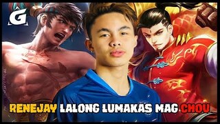 RENEJAY LALONG LUMAKAS MAG CHOU RG GAME WITH YAWI AND H2WO | #BIG3 MOBILE LEGENDS