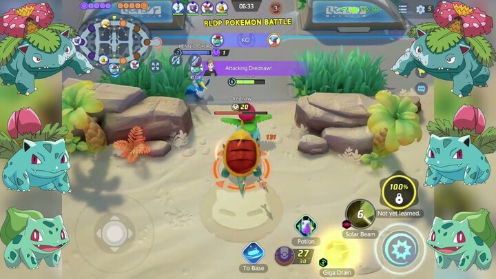 BULBASAUR - IVYSAUR - VENUSAUR POKEMON UNITE GAMEPLAY