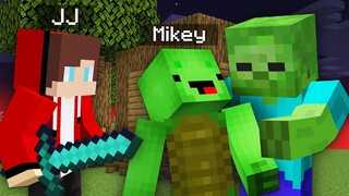 Escape From ZOMBIE Apocalypse Survive Minecraft Challenge - Maizen JJ and Mikey