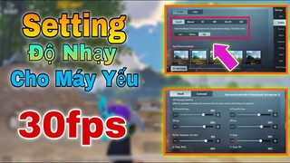 Setting Độ Nhạy “Sensitivity” Cho Điện Thoại Cấu Hình Yếu - PUBG Mobile.