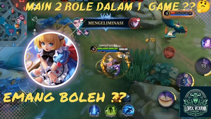 Hero multitalent di mlbb ?? si imut Nana lah 😎 bisa main 2 role sekaligus loh Hero ini 😱