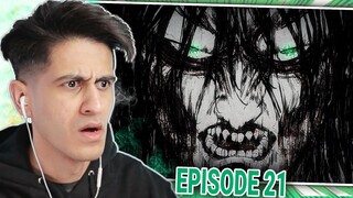 EREN STARTS THE RUMBLING!! Attack on Titan Season 4 Part 2 Episode 21 REACTION!