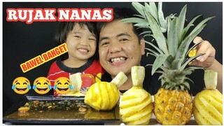 RUJAK NANAS SAMBIL DI TEMANI SI BAWEL GENDHIS ❤️❤️