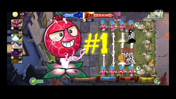 Plant and zombies 2 - #1 - Leo bảng xếp hạng giành top 1 và làm quest sự kiện mới.