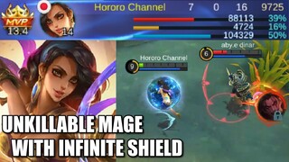 ESMERALDA IS UNKILLABLE MAGE WITH INFINITE SHIELD