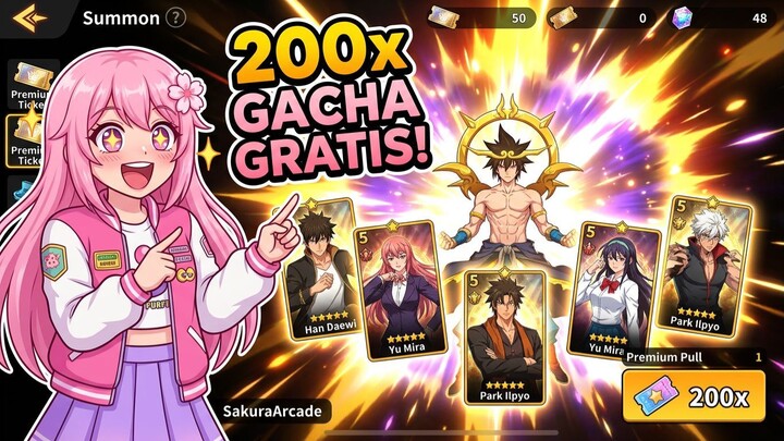 GRATIS 200x GACHA! God of High School Legends Rilis!