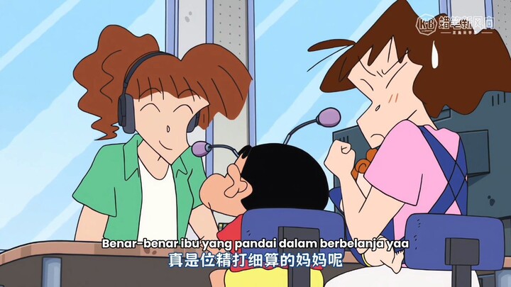 Crayon Shincan Sub Indo | Curhatan Gila di Radio