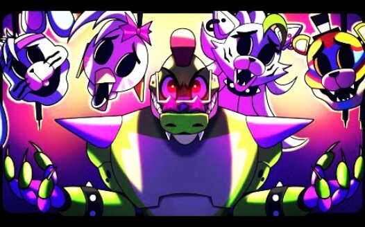 [Chinese subtitles/audio comics] Monty's dark corrupted memories (FNAF Security Breach Ruins animati