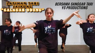 LATIHAN TARI JAIPONG"GALAGAR ODENG"UNTUK GROUP BERSAMA SANGGAR TARI YS PRODUCTIONS