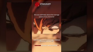 She was definitely above the average speed of any character #anime #shorts #animeedits #animememe