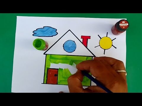 House Drawing || Easy House Drawing for Kids || Sweet Home🏠🏠🏠🏠