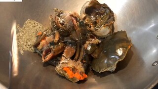 Cua sốt trứng _ cách làm cua sốt trứng ｜螃蟹炒雞蛋 _ crab with egg sauce 5
