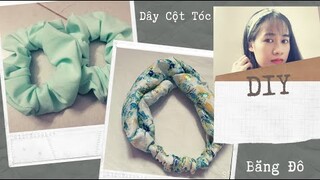 Cách Làm Băng Đô Dể Nhất -  Cách Làm Scrunchies Siêu Đơn Giản - diy - DIY SCRUNCHIES