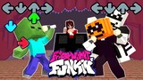 Monster School: Minecraft vs Friday Night Funkin - FNF Challenge | Minecraft Animation