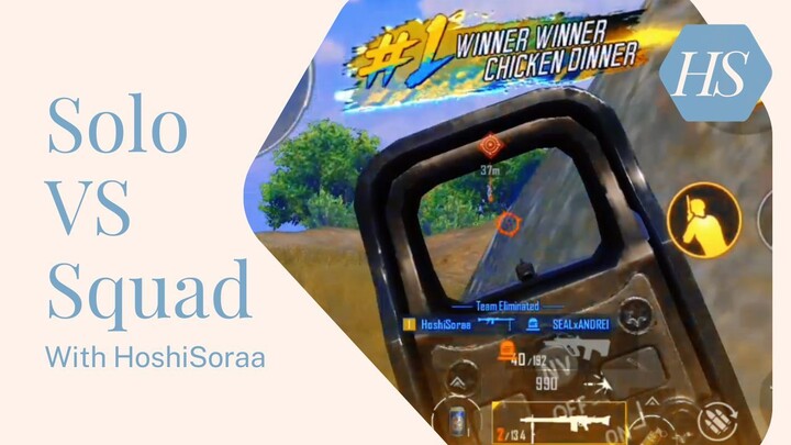 PUBG MOBILE! SOLO VS SQUAD