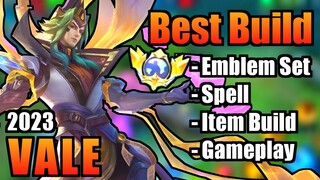 VALE BEST BUILD 2023 | TOP 1 GLOBAL VALE BUILD | VALE - MOBILE LEGENDS | MLBB