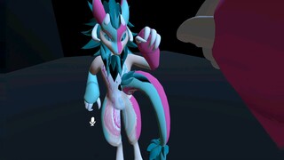 private dancing in vrchat in half body