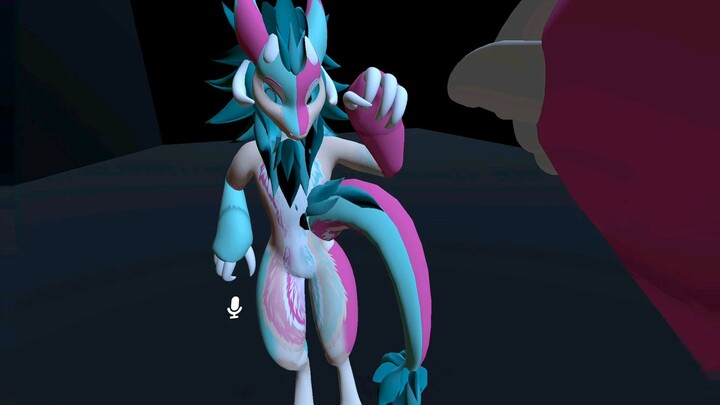 private dancing in vrchat in half body