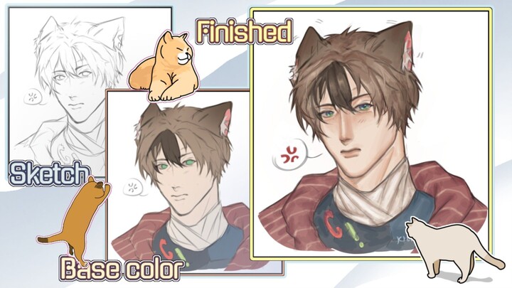 Draw a Cat boy!