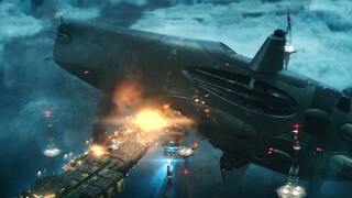 Tác phẩm hoành tráng mới của đạo diễn Zack Snyder "Phiến quân Mặt Trăng", chiến hạm khổng lồ hủy diệ