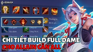 "HƯỚNG DẪN BUILD ALLAIN FULL DAME KHÔNG GIÀY CỦA NGÀI BỌ" Trâu Và Xả Sát Thương Nhiều Trong Combat