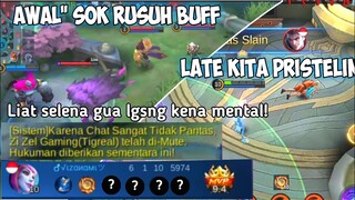 GINI NIH JADINYA KALAU SOK RUSUH BUFF. BUFF GA DAPET MENTAL KENA LANGSUNG SUREN - MOBILE LEGENDS