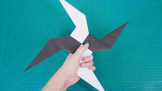 Bumerang origami, bisa kembali ke tangan lagi baru seru!